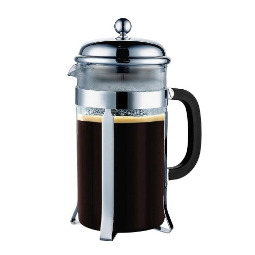 French Coffee Press, 32oz Stainless Steel Coffee Maker, Double Filter, 2 Bonus Screens (8 Cup) French Coffee Press, 32oz Stainless Steel Coffee Maker, Double Filter, 2 Bonus Screens (8 Cup)
